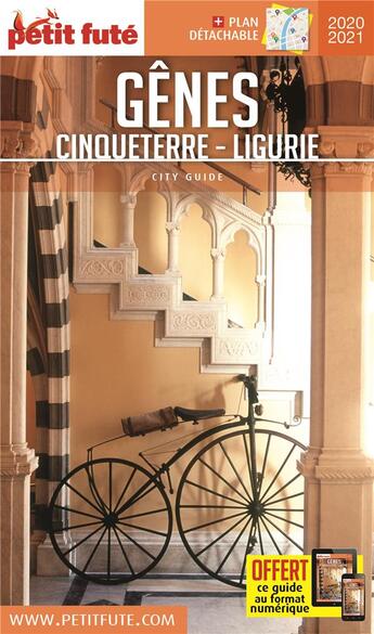 Couverture du livre « GUIDE PETIT FUTE ; CITY GUIDE ; Gênes, Cinqueterre, Ligurie (édition 2020/2021) » de  aux éditions Le Petit Fute