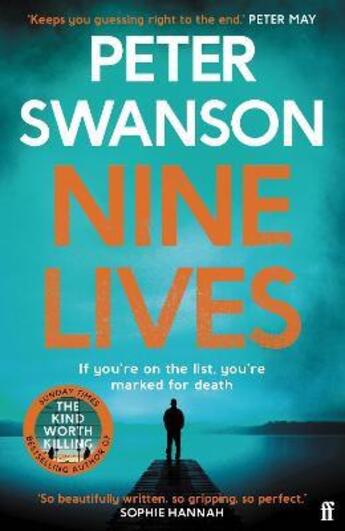 Couverture du livre « NINE LIVES » de Peter Swanson aux éditions Faber Et Faber