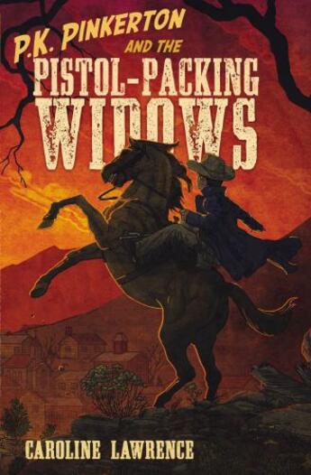 Couverture du livre « P.K. Pinkerton and the Pistol-Packing Widows » de Caroline Lawrence aux éditions Penguin Group Us