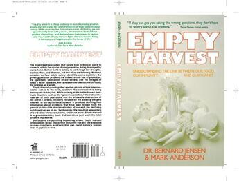 Couverture du livre « Empty Harvest » de Jensen Dr Bernard aux éditions Penguin Group Us