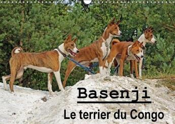 Couverture du livre « Basenji le terrier du congo calendrier mural 2018 din a3 horizontal » de Wobst P aux éditions Calvendo