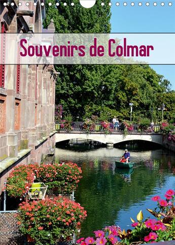 Couverture du livre « Souvenirs de colmar calendrier mural 2020 din a4 vertical - decouvrez la ville pittoresque » de Kr Ll Ulrike aux éditions Calvendo