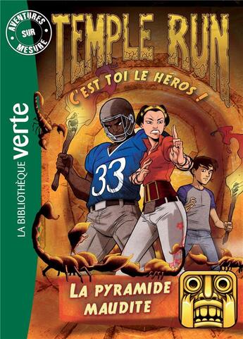 Couverture du livre « Temple run t.4 ; la pyramide maudite » de  aux éditions Hachette Jeunesse