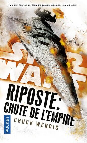 Couverture du livre « Riposte : chute de l'Empire » de Chuck Wendig aux éditions Pocket