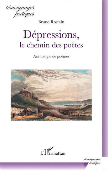 Couverture du livre « Dépressions, le chemin des poètes ; anthologie des poètes » de Rostain Bruno aux éditions L'harmattan