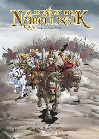 Couverture du livre « Le donjon de Naheulbeuk : Intégrale vol.7 : Tome 19 à 21 » de John Lang et Marion Poinsot aux éditions Clair De Lune