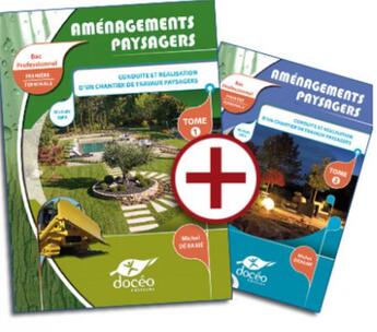 Couverture du livre « Secteur Production-Amenagements Paysagers - Module Mp4 -Pack Tomes 1 Et 2 » de Michel Derame aux éditions Doceo