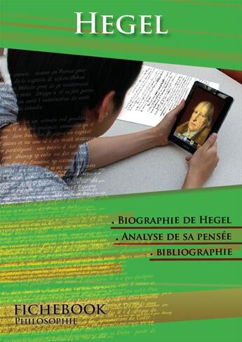 Couverture du livre « Comprendre Hegel - Fiche de lecture » de Claude Le Manchec aux éditions Editions Du Cenacle