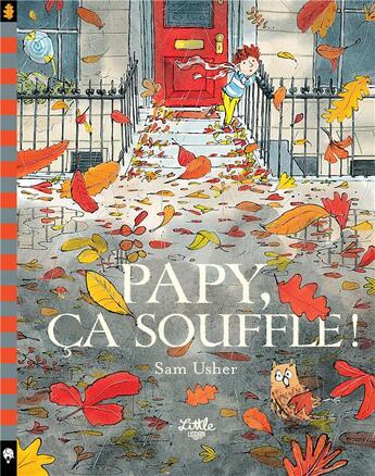 Couverture du livre « Papy, ça souffle ! » de Sam Usher aux éditions Little Urban