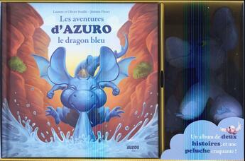 Couverture du livre « Coffret les aventures d'Azuro, le dragon bleu » de Olivier Souille et Laurent Souille et Jeremie Fleury aux éditions Philippe Auzou