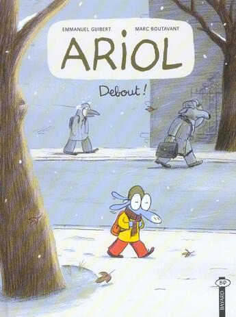 Couverture du livre « Ariol T.1 ; debout ! » de Emmanuel Guibert et Marc Boutavant aux éditions Bayard Jeunesse