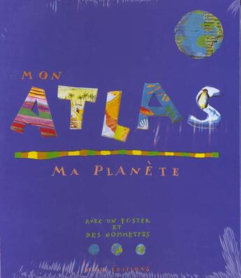 Couverture du livre « Mon atlas, ma planete » de  aux éditions Mila