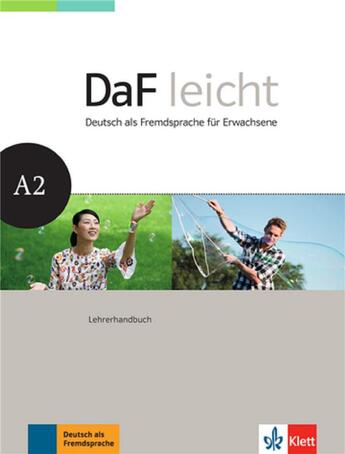 Couverture du livre « Daf leicht ; A2 ; allemand ; livre du professeur » de  aux éditions La Maison Des Langues