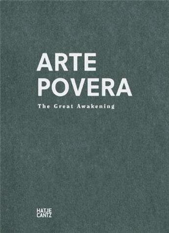 Couverture du livre « Arte povera - the great awakening » de Burgi B. Mendes aux éditions Hatje Cantz