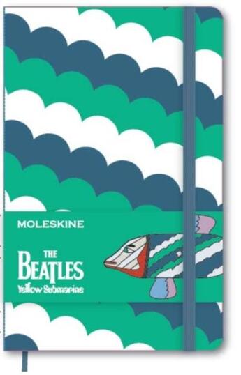 Couverture du livre « The Beatles carnet grand format ligné poisson » de  aux éditions Moleskine