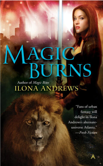 Couverture du livre « Magic Burns » de Ilona Andrews aux éditions Penguin Group Us