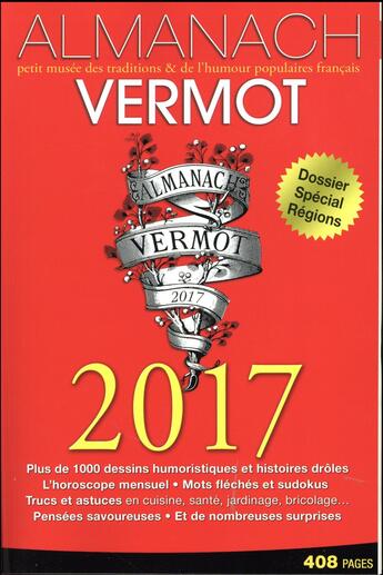 Couverture du livre « Almanach Vermot 2017 » de  aux éditions Hachette Pratique