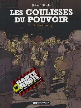 Couverture du livre « Les coulisses du pouvoir » de Richelle/Delitte aux éditions Casterman