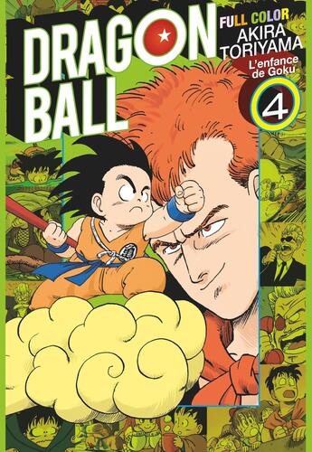 Couverture du livre « Dragon Ball - Full color Tome 4 : L'enfance de Goku » de Akira Toriyama aux éditions Glenat