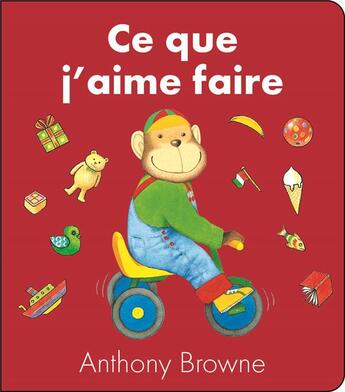 Couverture du livre « Ce que j'aime faire » de Anthony Browne aux éditions Kaleidoscope