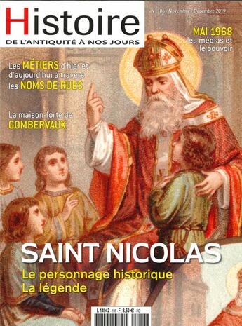 Couverture du livre « Histoire de l'antiquite a nos jours n 106 saint nicolas - novembre/decembre 2019 » de  aux éditions Histoire Antique Et Medievale