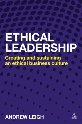 Couverture du livre « Ethical Leadership » de Andrew Leigh aux éditions Epagine