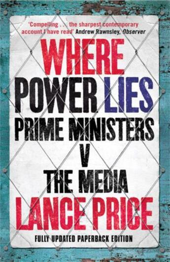 Couverture du livre « Where Power Lies » de Price Lance aux éditions Simon And Schuster Uk