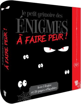 Couverture du livre « Le petit grimoire des énigmes à faire peur ! » de  aux éditions Deux Coqs D'or