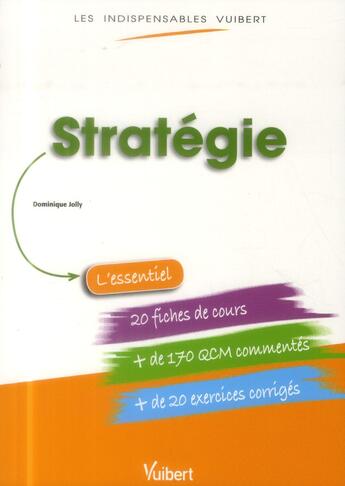 Couverture du livre « Stratégie » de Jolly/Dominique aux éditions Vuibert