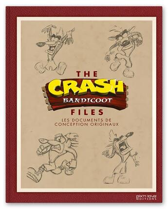 Couverture du livre « The Crash Bandicoot Files ; les documents de conceptions originaux » de Michael Rubin aux éditions Pix'n Love