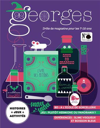 Couverture du livre « Magazine georges n 67 potion magique - dec 23/janv 24 » de Novion/Herve/Roche aux éditions Maison Georges