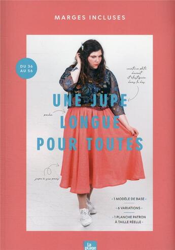 Couverture du livre « La jupe longue pour toutes » de  aux éditions La Plage