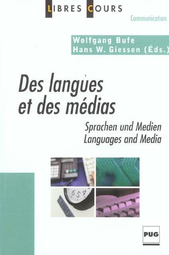 Couverture du livre « Langues et les medias » de Bufe aux éditions Pu De Grenoble