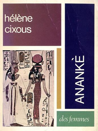 Couverture du livre « Ananké » de Helene Cixous aux éditions Des Femmes