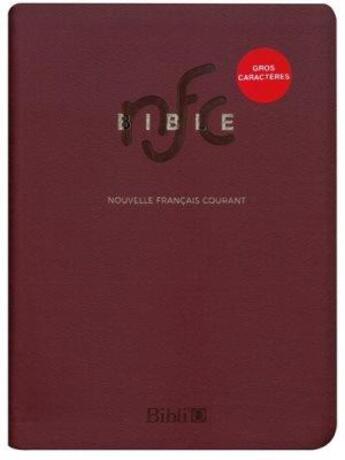 Couverture du livre « Bible » de Societe Biblique Francaise aux éditions Bibli'o