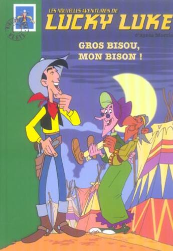 Couverture du livre « Les nouvelles aventures de Lucky Luke d'après Morris Tome 3 : gros bisou, mon bison ! » de Morris et Collectif aux éditions Le Livre De Poche Jeunesse