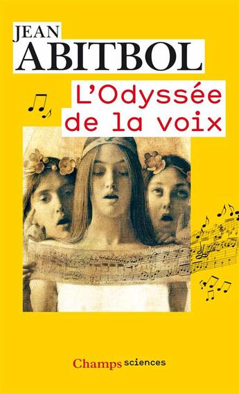 Couverture du livre « L'odyssée de la voix » de Jean Abitbol aux éditions Flammarion