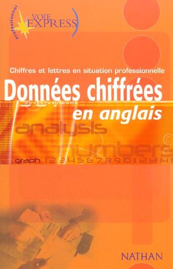 Couverture du livre « Données chiffrées en anglais » de Serena Murdoch-Stern aux éditions Nathan