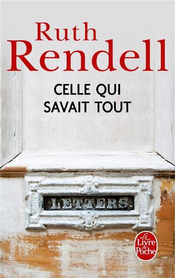 Couverture du livre « Celle qui savait tout » de Ruth Rendell aux éditions Le Livre De Poche