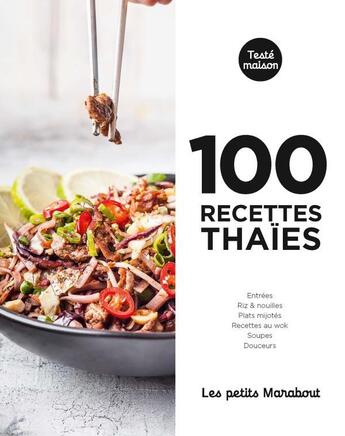 Couverture du livre « Les petits Marabout ; 100 recettes thaïes » de  aux éditions Marabout