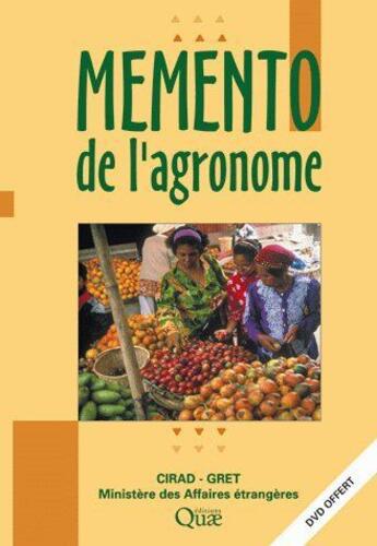 Couverture du livre « Mémento de l'agronome » de  aux éditions Quae