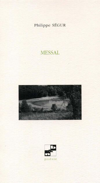 Couverture du livre « Messal » de Philippe Segur aux éditions N Et B Editions