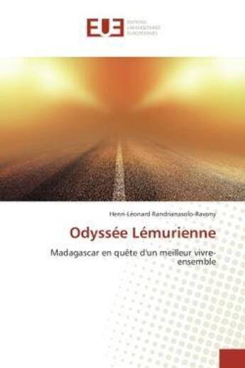 Couverture du livre « Odyssee lemurienne » de Randrianasolo-Ravony aux éditions Editions Universitaires Europeennes