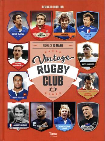 Couverture du livre « Vintage rugby club » de Bernard Morlino aux éditions Tana