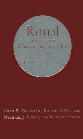 Couverture du livre « Ritual and Its Consequences: An Essay on the Limits of Sincerity » de Weller Robert P aux éditions Oxford University Press Usa