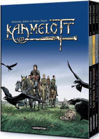 Couverture du livre « Kaamelott ; coffret ; vide » de Alexandre Astier et Steven Dupre aux éditions Casterman