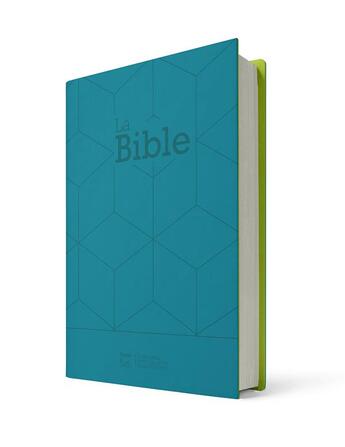 Couverture du livre « Bible souple segond neg vivella bleu & vert » de 1979 Neg aux éditions Ste Biblique De Geneve