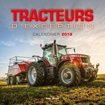 Couverture du livre « Calendrier mural tracteurs (édition 2019) » de  aux éditions Hugo Image