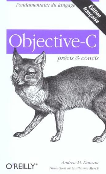 Couverture du livre « O'reilly obj.c prec.& conc. » de Duncan aux éditions Ellipses