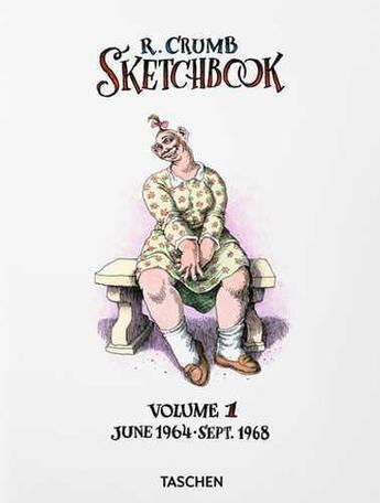 Couverture du livre « Robert Crumb sketchbook t.1 ; june 1964 - september 1968 » de Dian Hanson aux éditions Taschen